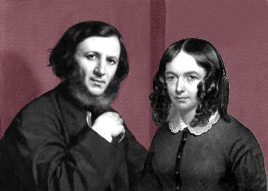 Elizabeth Barrett Browning si Robert Browning.