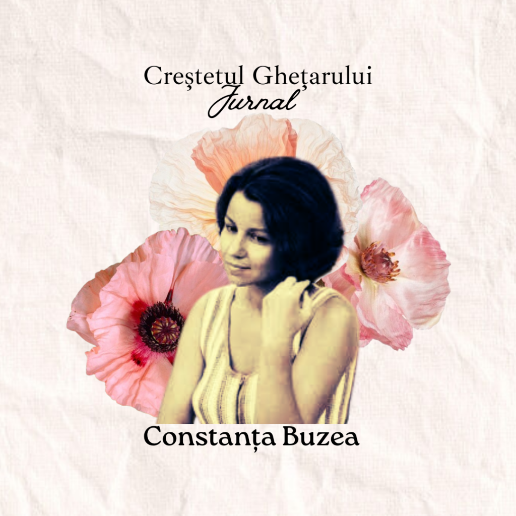 Constanța Buzea - model de Jurnal